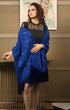 Shimmy Shimmer | Embroidered Wool Silk Stole
