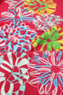 Caribbean Bouquet | Embroidered Fine Merino Wool Stole