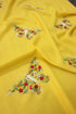 Flirty Flutter | Embroidered Fine Merino Wool Stole