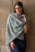 Princess Lotus | Embroidered Pure Cashmere Stole