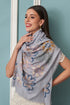 Floral Bliss | Embroidered Fine Merino Stole