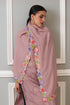 Floral Sprinkle | Embroidered Wool Silk Stole