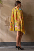 Tropical Bloom Embroidered Pure Cashmare Stole