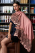 Dainty Petals Wool Silk Stole