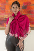Bloomline Elegance | Embroidered Wool Silk Stole