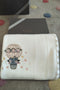 Baby Ele up in a Balloon | Personalized Baby Blanket