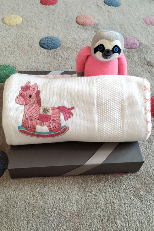 Baby Rio can't stop Rocking | Personalized Baby Blanket