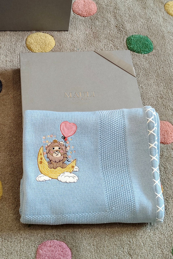 Baby Simba & the Moon Ride | Personalized Baby Blanket