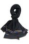 The Prudent Embroidered Fine Wool Silk Stole