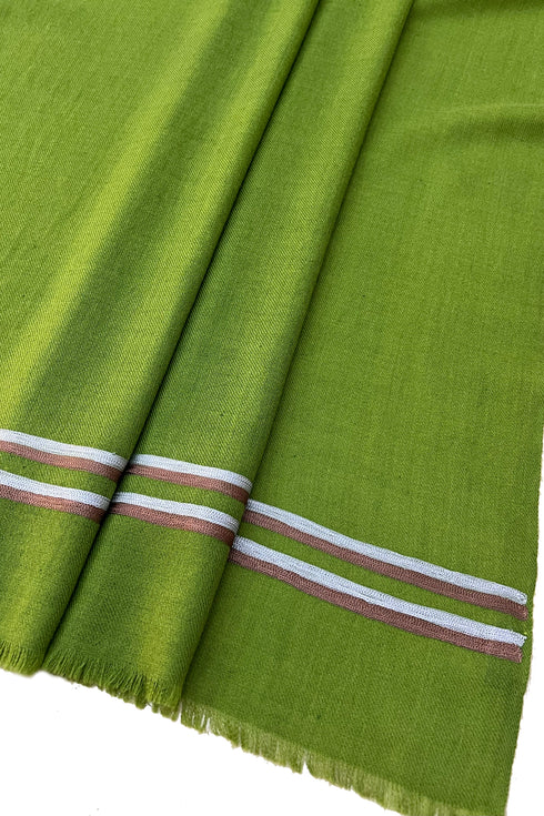 The Prudent | Embroidered Fine Wool Silk Stole