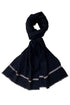The Statement | Embroidered Fine Wool Silk Stole