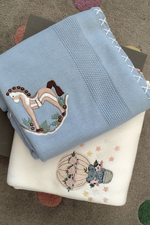 Baby Bubbles Loves Lakdi ki Kaathi | Personalized Baby Blanket