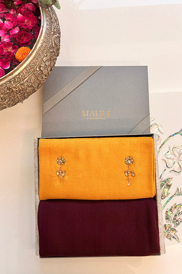 Sunset & Sangria| His & Her Scarf Gift Set