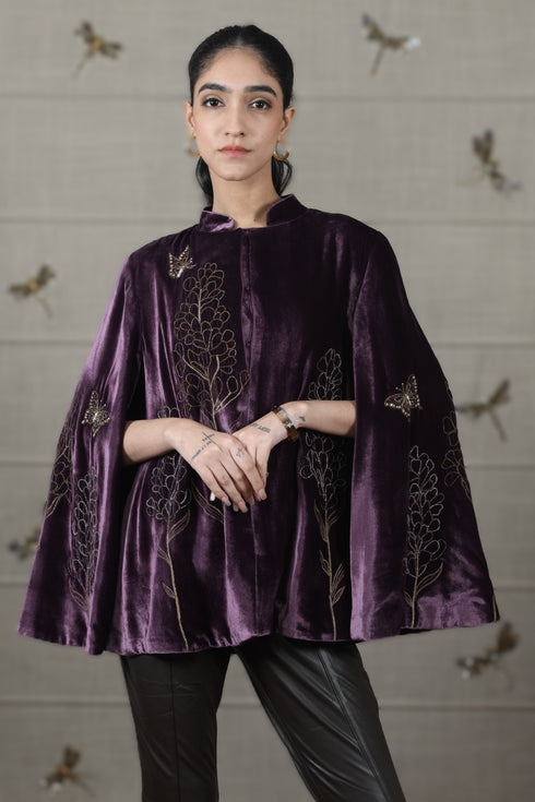 Mauli Velvet Lupine Flower Cape