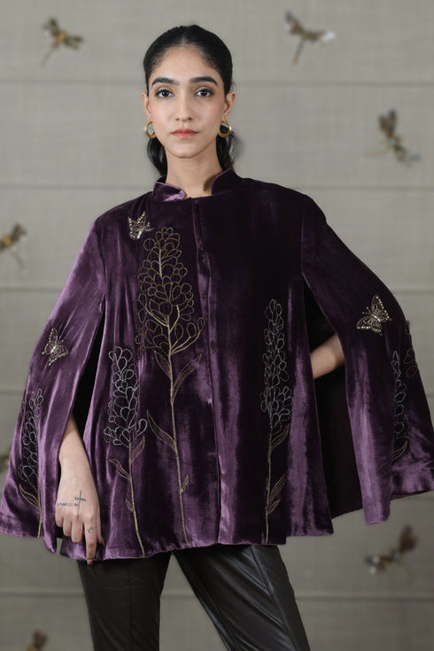 Mauli Velvet Lupine Flower Cape