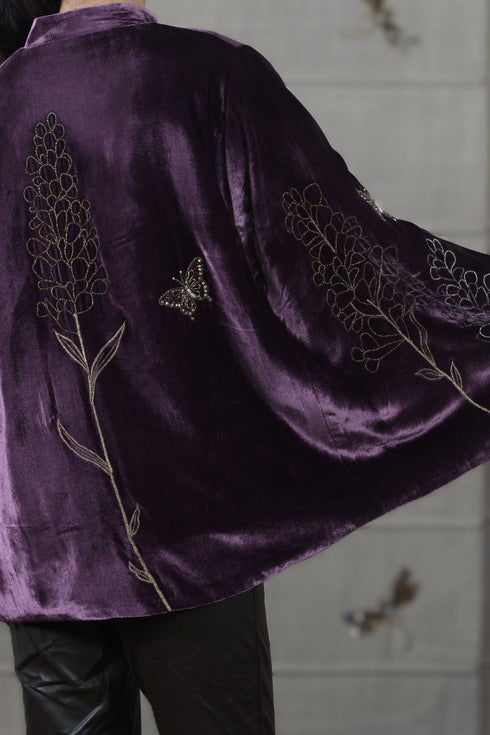 Mauli Velvet Lupine Flower Cape