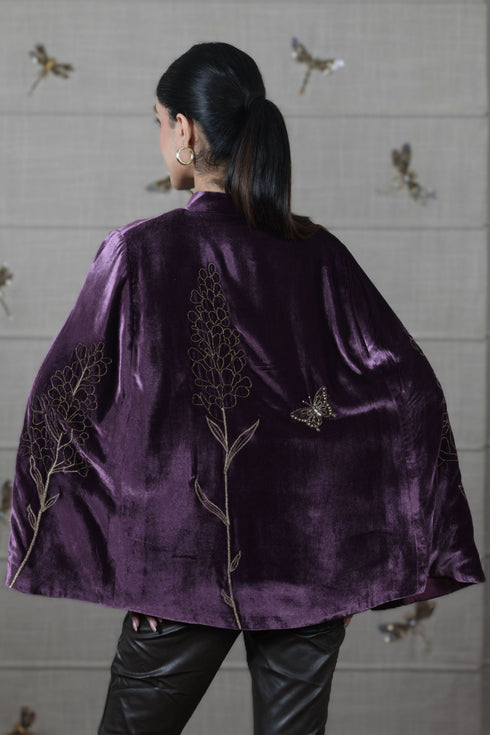 Mauli Velvet Lupine Flower Cape
