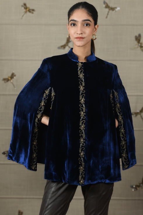 Mauli Royal Victorian Velvet Cape