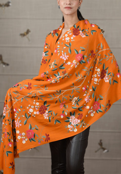 Wearable Canvas Embroidered Stole