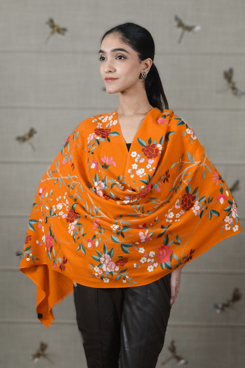 Wearable Canvas Embroidered Stole