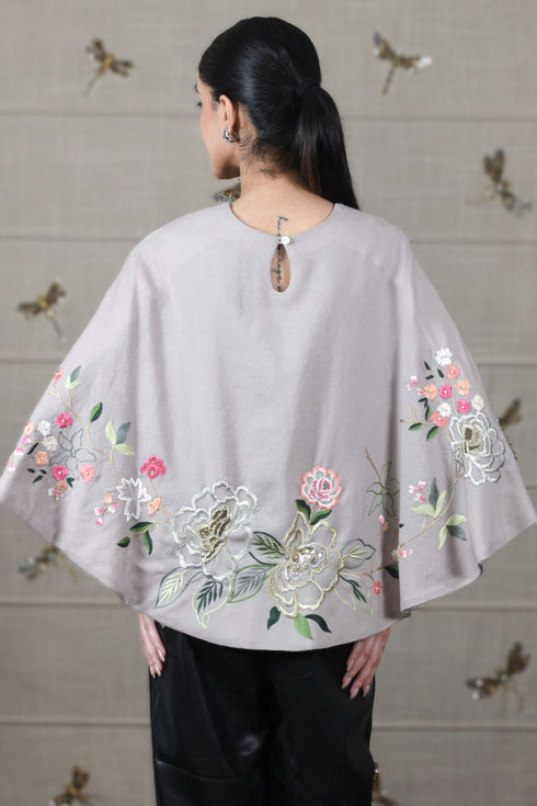 Mauli Paradise Embroidered Poncho