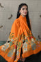 A Toucan's Day | Embroidered Fine Merino Wool Stole