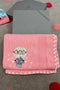 Baby Ele up in a Balloon | Personalized Baby Blanket
