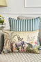 The Savannah Elephant | Embroidered Cushion Cover