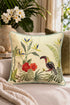 The Toucan’s Tropical Jubilee | Embroidered Cushion Cover