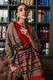 Tricky Toucans | Embroidered Fine Wool Silk Stripe