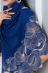 Poppy Affair | Embroidered Wool Silk Stole