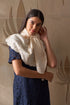Magnolia Bloom | Embroidered Wool Silk Stole