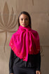 Magnolia Bloom | Embroidered Wool Silk Stole