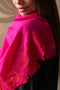 Magnolia Bloom | Embroidered Wool Silk Stole