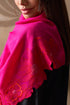 Magnolia Bloom | Embroidered Wool Silk Stole