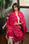 Floral Bliss | Embroidered Fine Wool Silk Stole