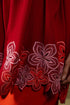 Sparkly Floral | Embroidered Wool Silk Stole