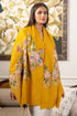 Symphony Bloom | Embroidered Fine Merino Wool Stole