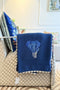 The Gentle Giant | Embroidered Cotton Knit Blanket