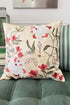 Bougainville Whisper | Embroidered Cushion Cover
