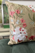 Bougainville Whisper | Embroidered Cushion Cover