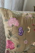 The Carnation Canvas | Embroidered Cushion Cover