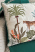 The Cheetah’s Midnight Stroll | Embroidered Cushion Cover