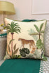 The Cheetah’s Regal Prowl | Embroidered Cushion Cover