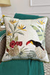 The Toucans Gala | Embroidered Cushion Cover