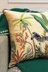 The Zebra’s Promenade | Embroidered Cushion Cover