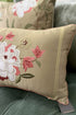 Bougainvillea Accent | Embroidered Cushion Cover