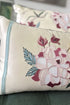 Bougainvillea Accent | Embroidered Cushion Cover