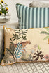 The Savannah Leopard | Embroidered Cushion Cover