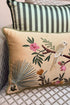 The Savannah Parakeet | Embroidered Cushion Cover